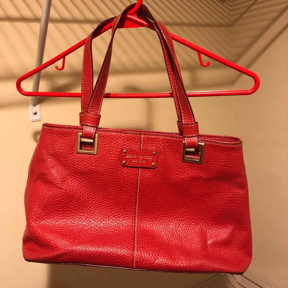 Fall orange Kate Spade tote